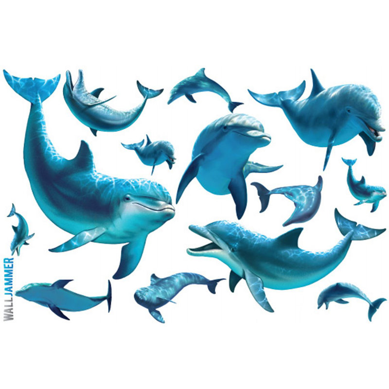 Advanced Graphics Dolphins Wall Decal Wayfair